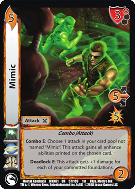 Mimic card front