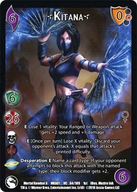 Kitana* card front