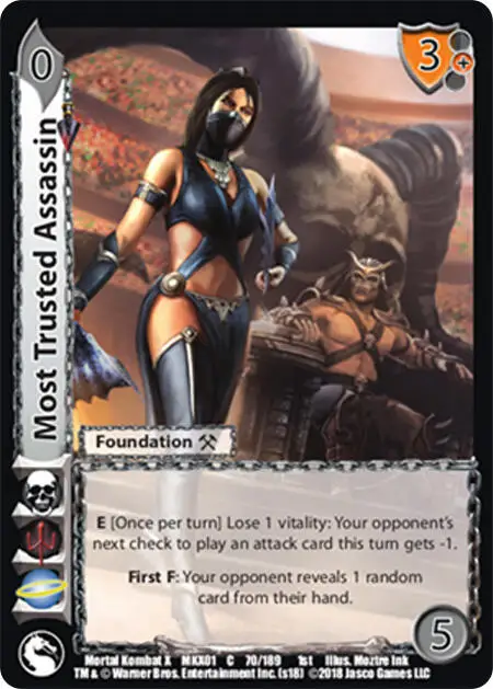 Most Trusted Assassin card front