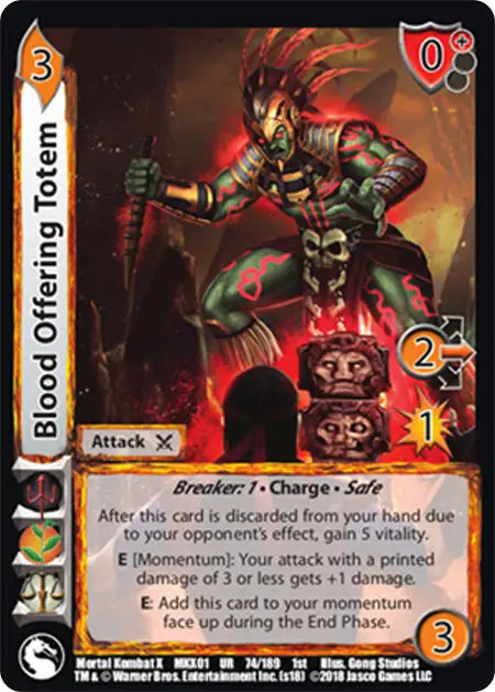 Blood Offering Totem card front