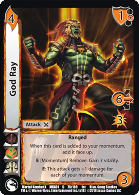 God Ray card front