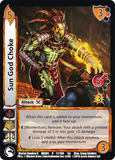 Sun God Choke card front