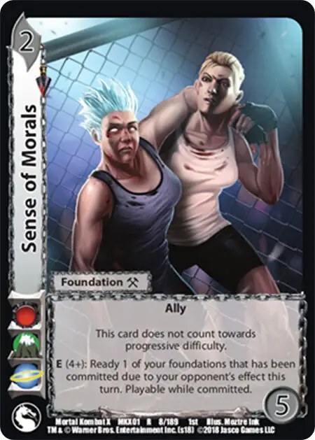 Sense of Morals card front