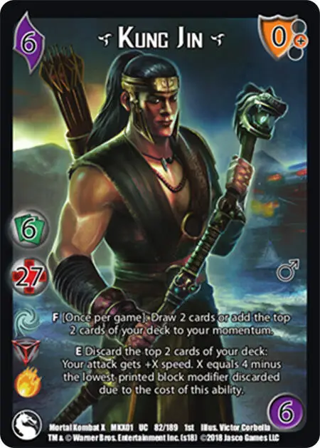 Kung Jin* card front