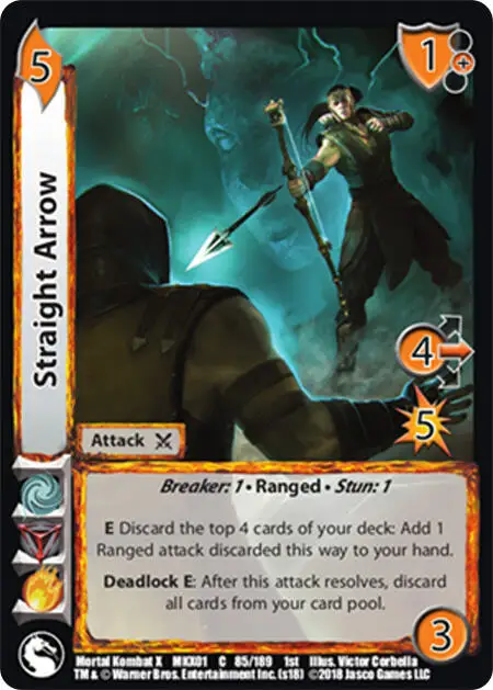 Straight Arrow card front