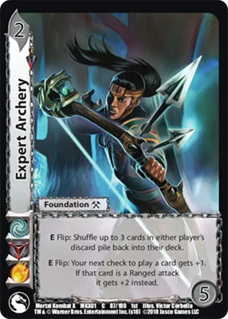 Expert Archery card front