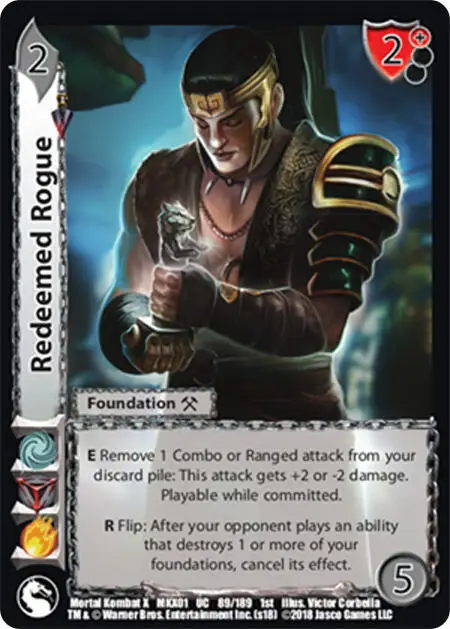 Redeemed Rogue card front