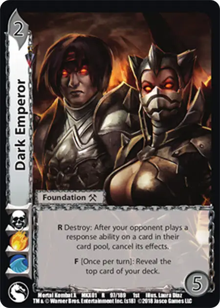 Dark Emperor card front