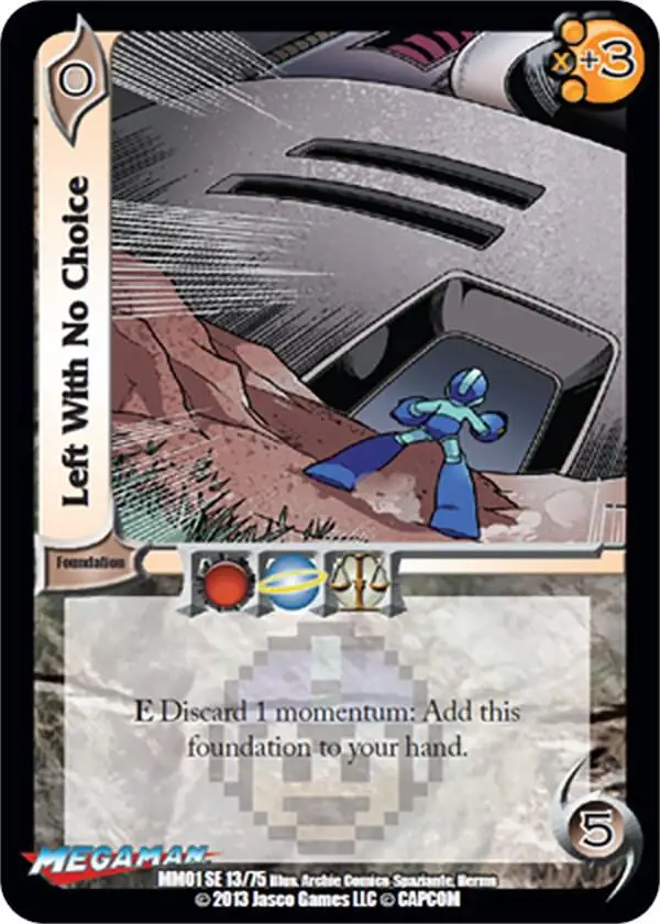 Left With No Choice card front