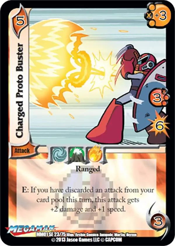 Charged Proto Buster card front