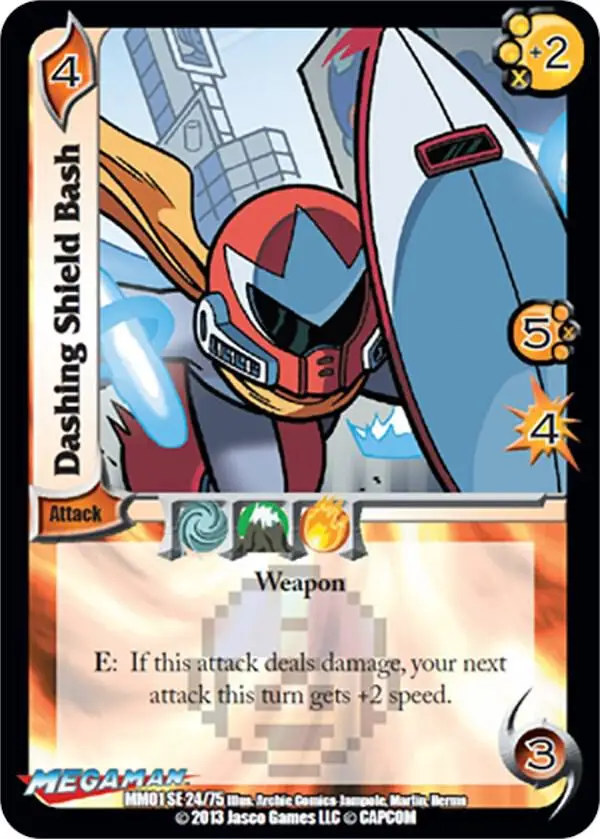 Dashing Shield Bash card front