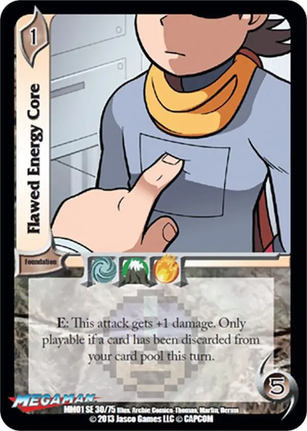 Flawed Energy Core card front