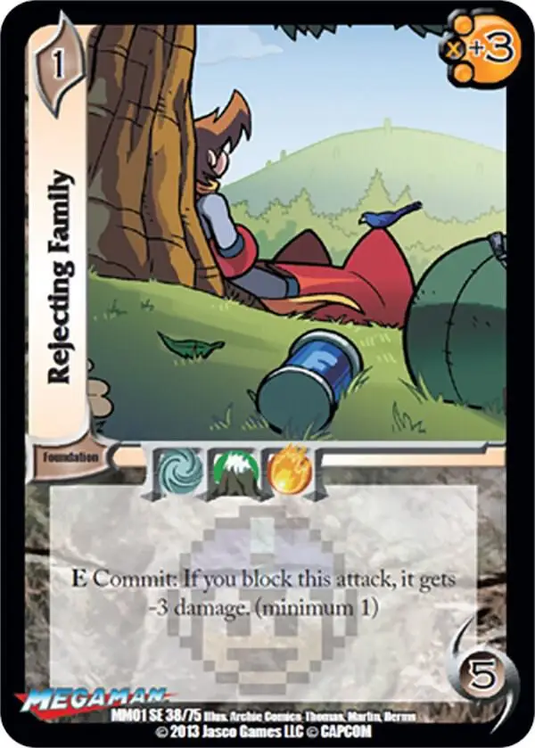 Rejecting Family card front