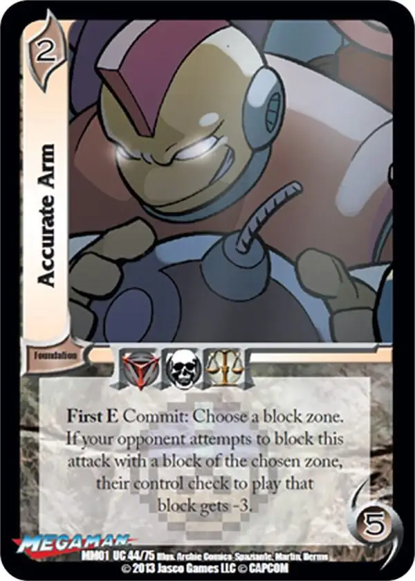 Accurate Arm card front