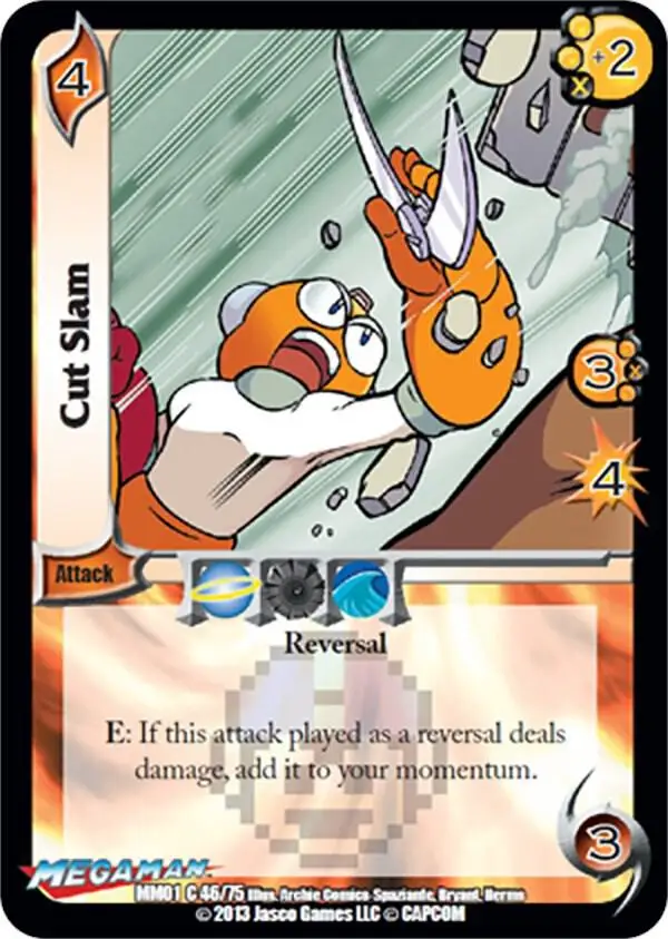 Cut Slam card front