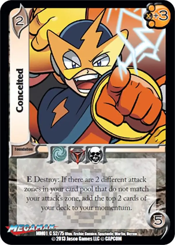 Conceited card front