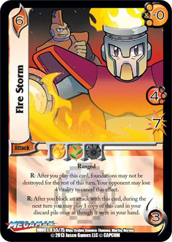 Fire Storm card front