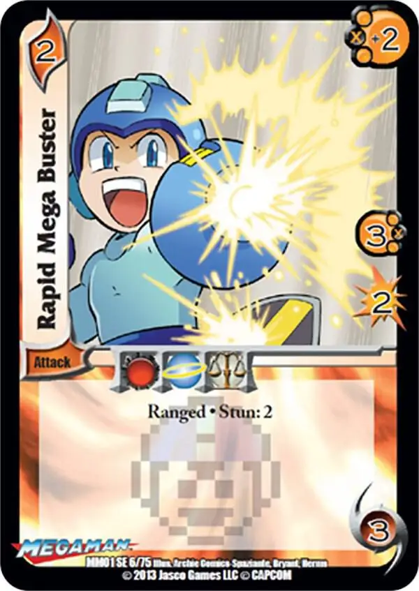 Rapid Mega Buster card front