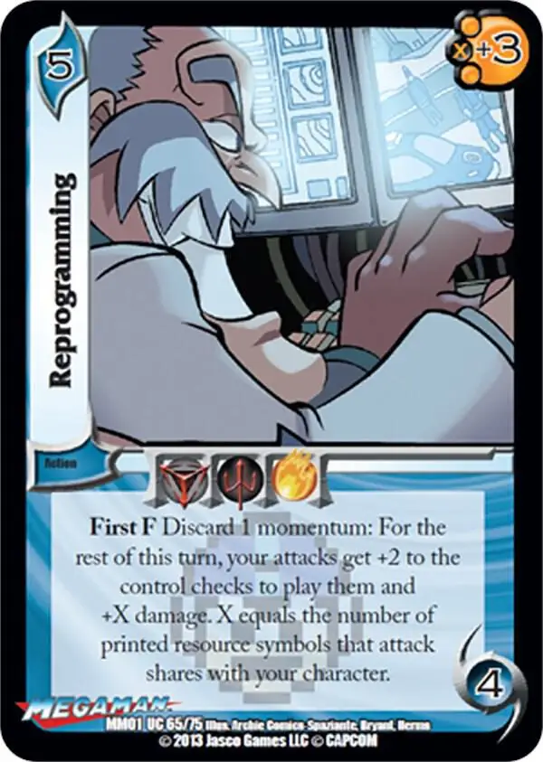Reprogramming card front