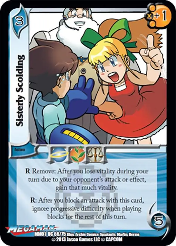 Sisterly Scolding card front