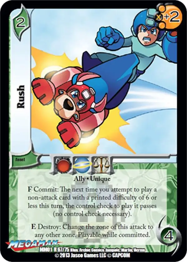 Rush card front