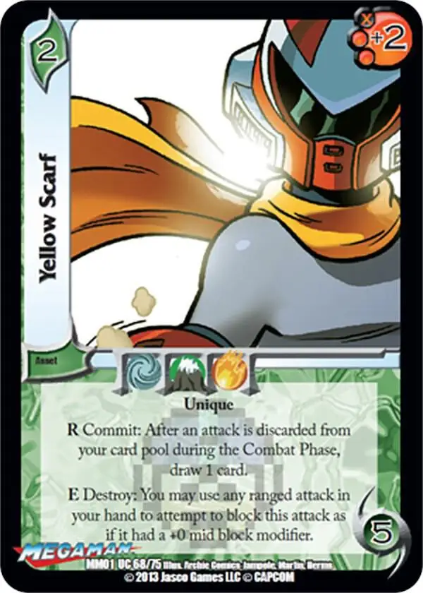 Yellow Scarf card front