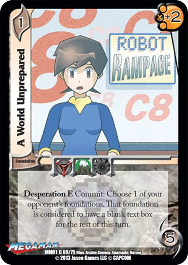 A World Unprepared card front