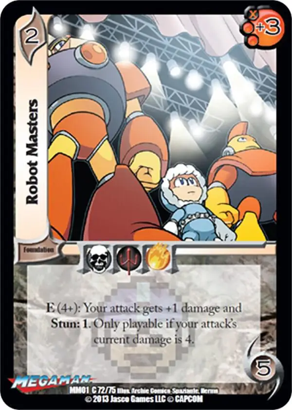 Robot Masters card front
