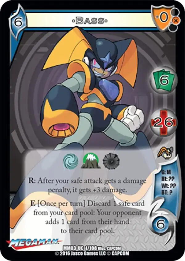 Bass card front
