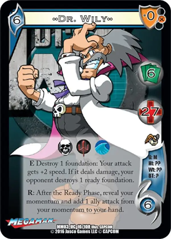 Dr. Wily card front