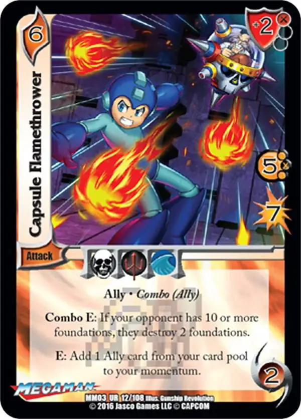 Capsule Flamethrower card front