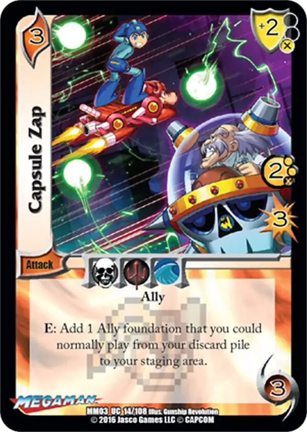 Capsule Zap card front