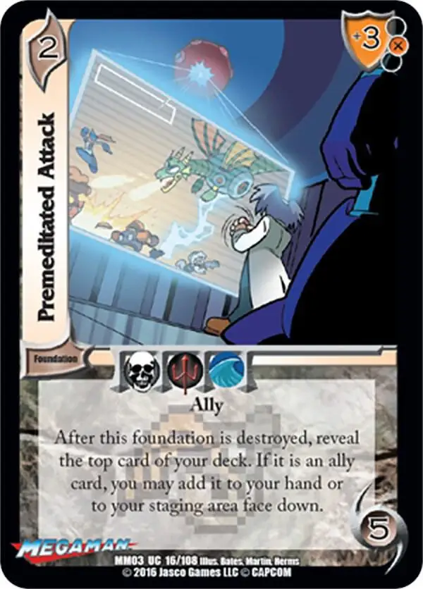Premeditated Attack card front