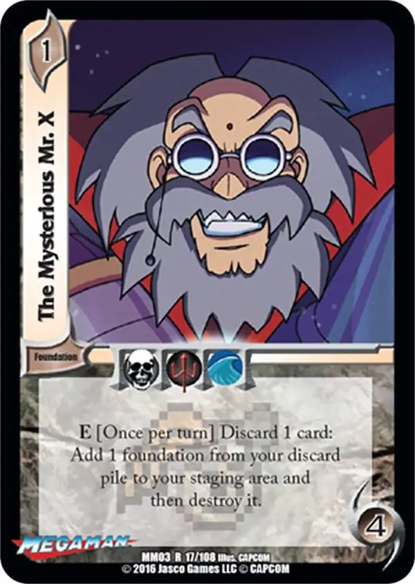The Mysterious Mr. X card front