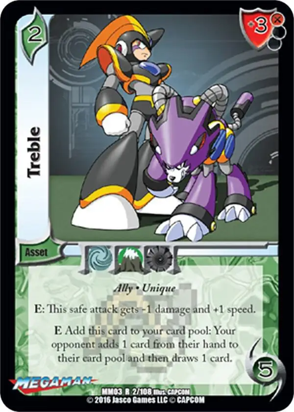 Treble card front