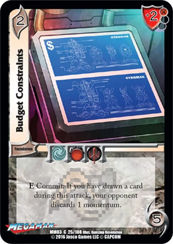 Budget Constraints card front