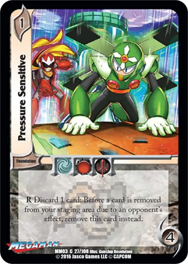 Pressure Sensitive card front