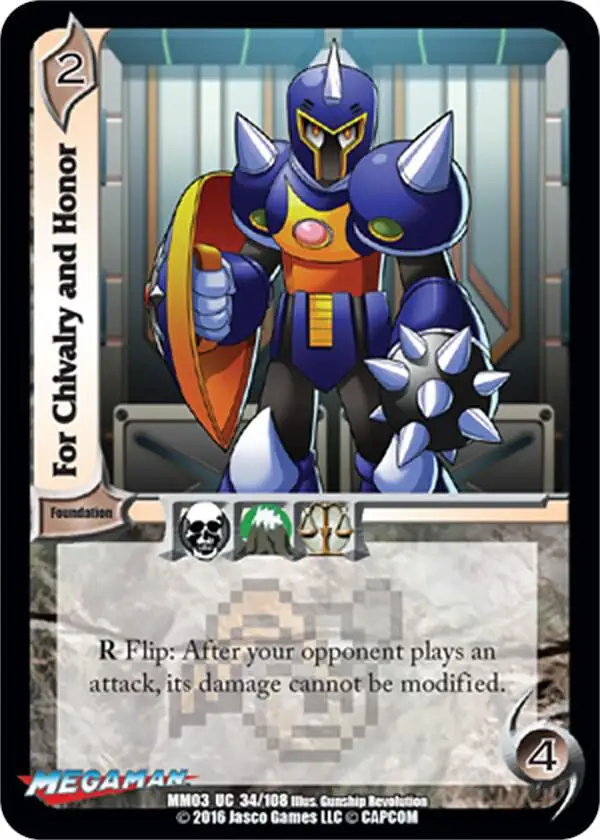 For Chivalry and Honor card front