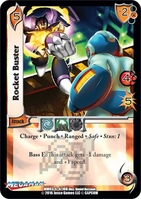 Rocket Buster card front