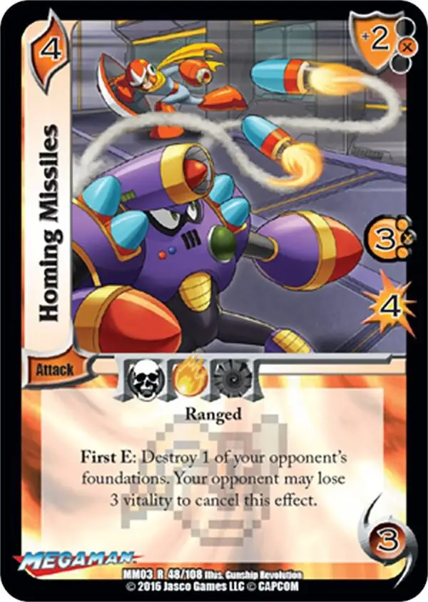 Homing Missiles card front