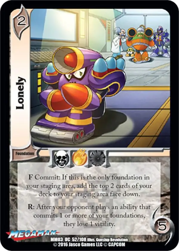 Lonely card front