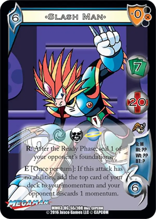 Slash Man card front