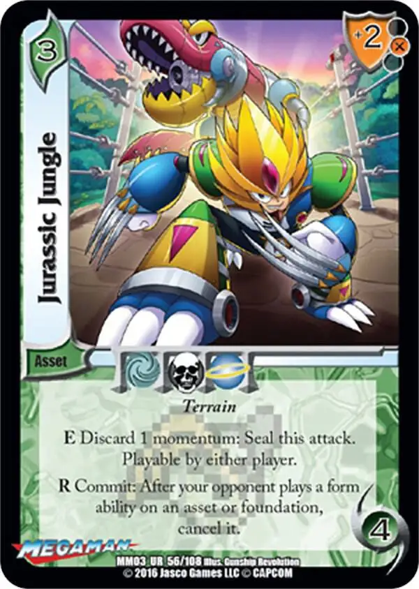 Jurassic Jungle card front