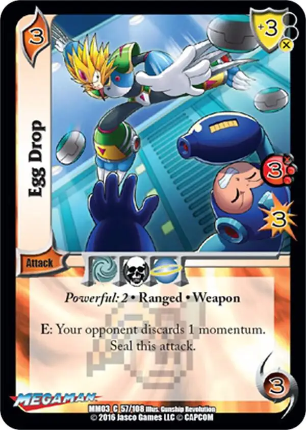 Egg Drop card front