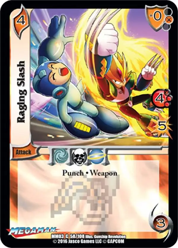 Raging Slash card front