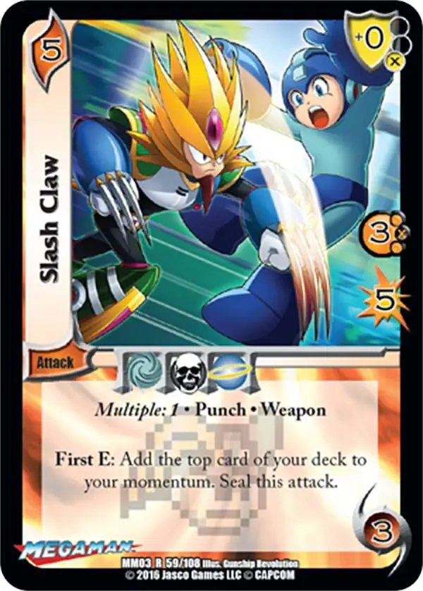 Slash Claw card front