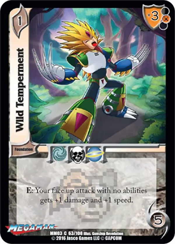 Wild Temperment card front