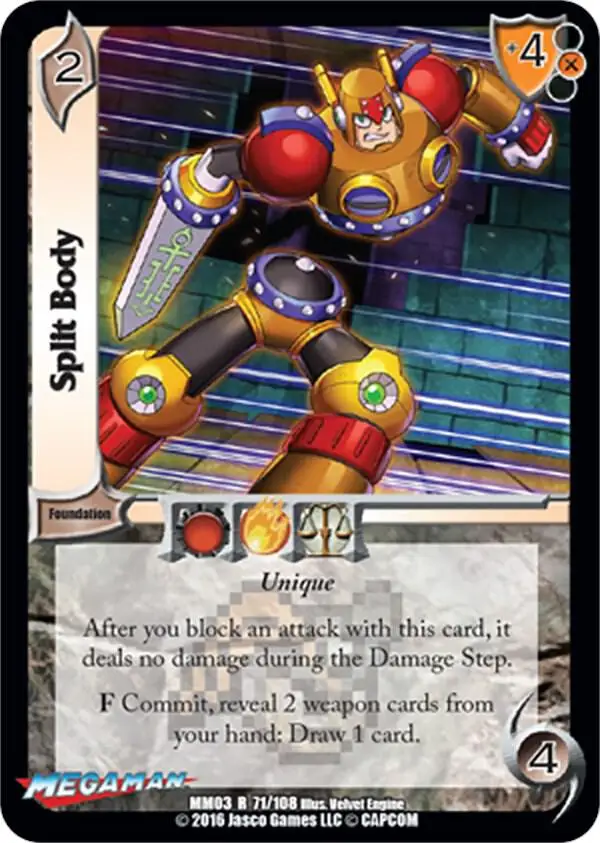 Split Body card front