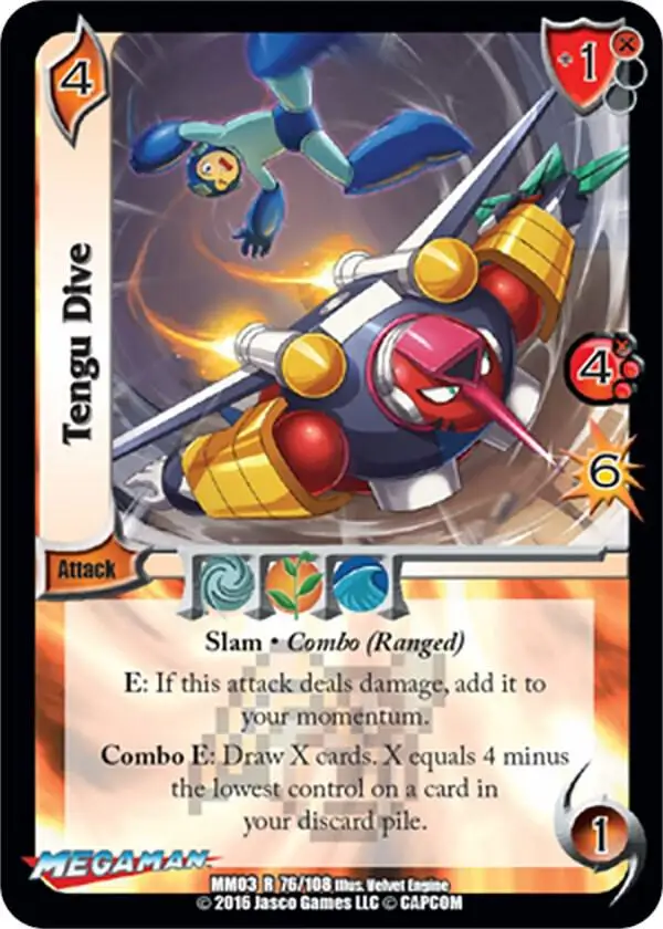Tengu Dive card front