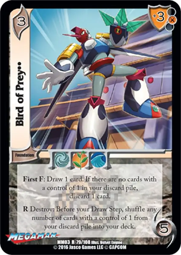 Bird of Prey card front